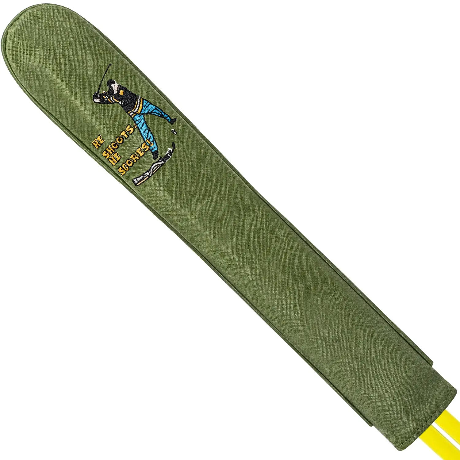 Golf Rod Cover with Direction Indicator, Dustproof & Durable, Protective Cap for Practice Stick, Two Patterns Available, 1pc, Golf Accessory