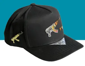 AK47 Gorras Premium Gold emblem