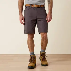 Ariat Rebar DuraStretch Made Tough 10" Short Rebar Grey