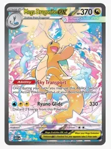 Mega Dragonite Ex, Raw single card, Ascended Heroes