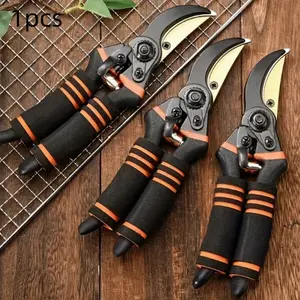 8.5 Inch Professional Heavy Duty Titanium Alloy Pruning Shears T13, Super Sharp Advanced Gardening Scissors, Handheld Hedge Trimmer Tool, Limb Branch Cutter