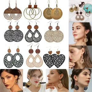 12-Pair Boho Earrings For Women, Fashionable Dangle Bohemian Earring Christmas Gifts for Women 2024 christmas gift party earring