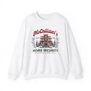 McCallisters's Home Security Crewneck Sweatshirt - Christmas Sweatshirt, Nostalgic Sweatshirt