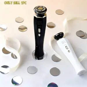 Multifunctional facial radiofrequency device - Microcurrent lifting and firming massage - Red and blue light therapeutic beauty device - Warm sensation cleansing and introduction device - Vibration for slimming and reducing edema - Neck anti-wrinkle intro