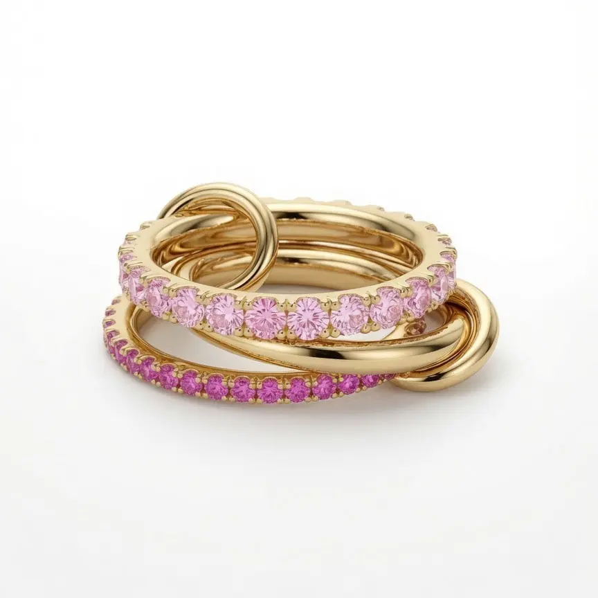 Blush Orbit Ring