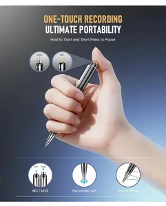 Turn Your Voice Into Text. Portable Digital Pen Voice-to-text Writing Audio Recorder Q96