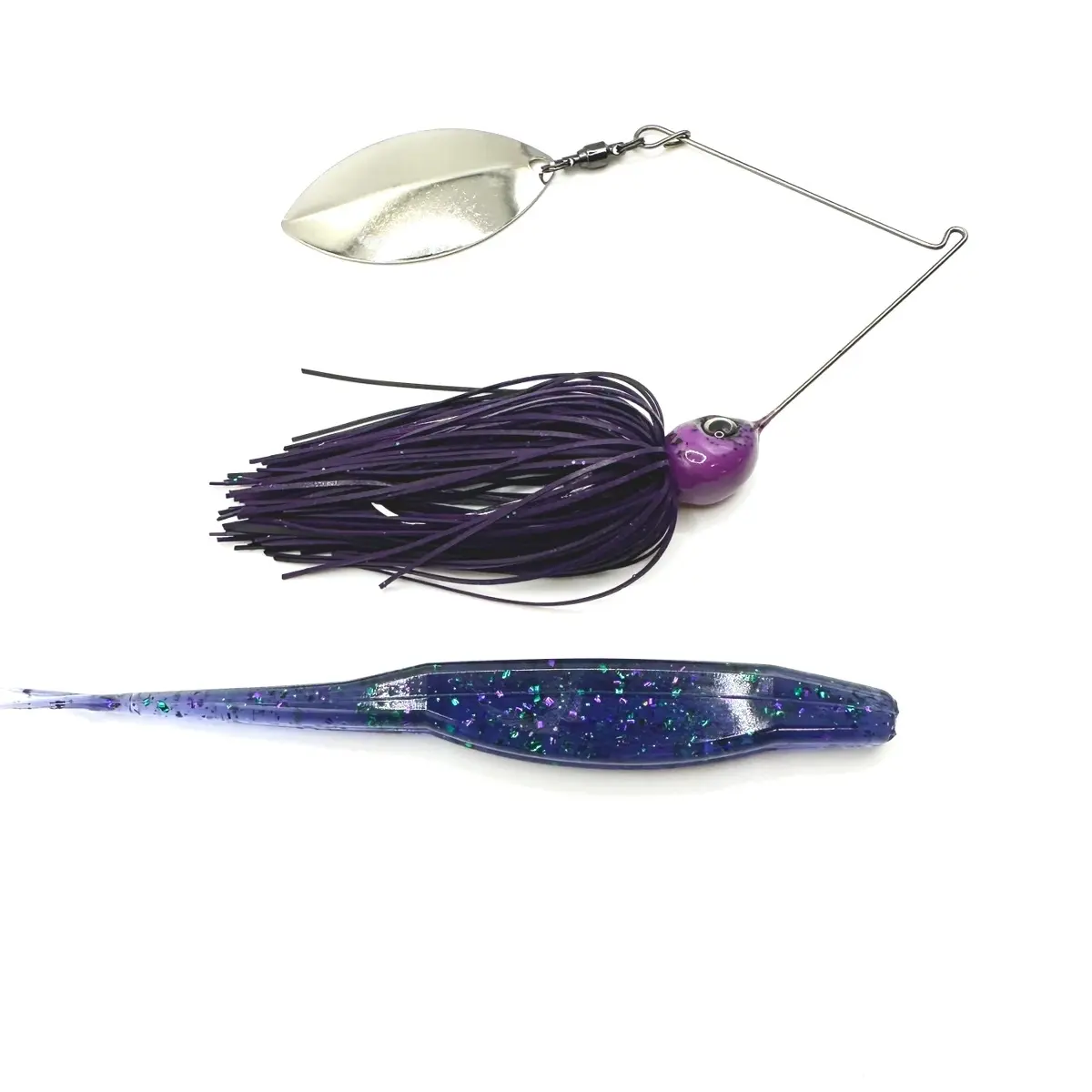 Stardust Spinner Bait/Shad of Atlantis Jerk Bait Combo-Solid Rock Outdoors + Conspiracy Fishing