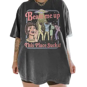 Beam Me Up This Place Sucks Graphic Shirt, Sweatshirt, Trending Movie ST5 Space Humor Tee, Gift For Men & Women, Trending Tee