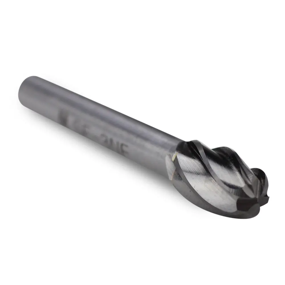 Oval Shape Carbide Burr, Aluma Cut - 1/4" Shank