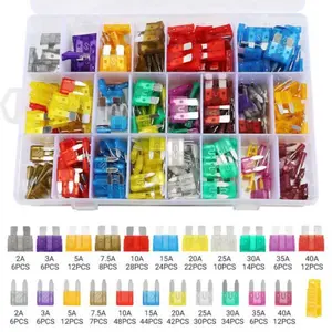 US Stock 420Pcs ATC Blade Fuse Set 2A-40A for Auto Car Truck Boat Motorcycle