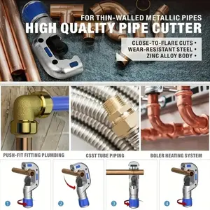 Bearing Type Pipe Cutter for Copper Aluminum Iron, Wholesale Pipe Cutting Tool, Durable and Efficient Pipe Cutter