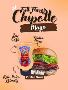 Chipotle Mayo Full Flavor Low Fat, Gluten free, keto - Paleo
