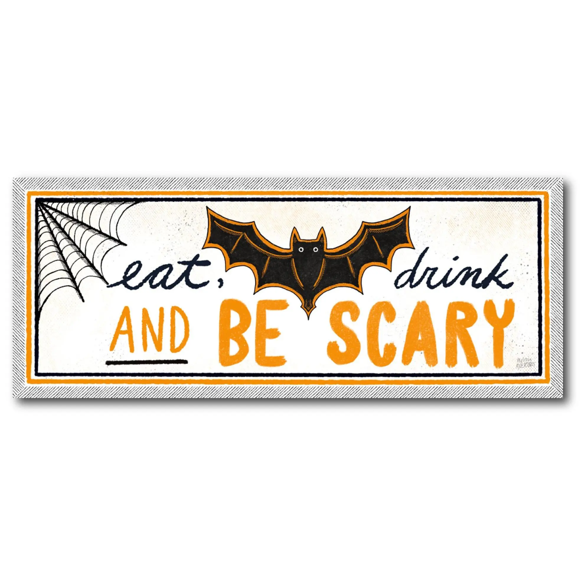 Courtside Market Frightfully Wicked IX 12x24 Canvas Wall Art