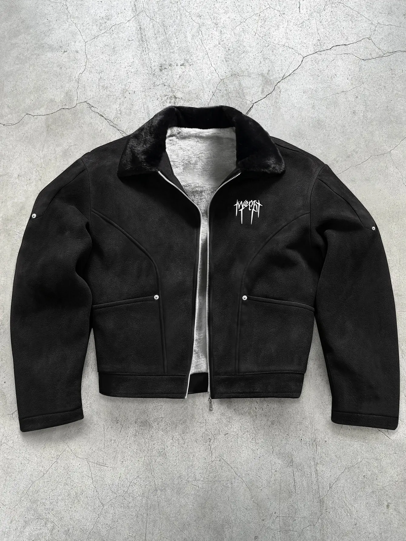real suede jacket - TikTok Shop