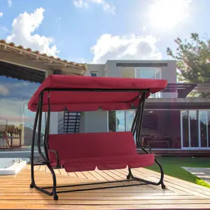 3 Seat Outdoor Patio Swing Chair, 4090