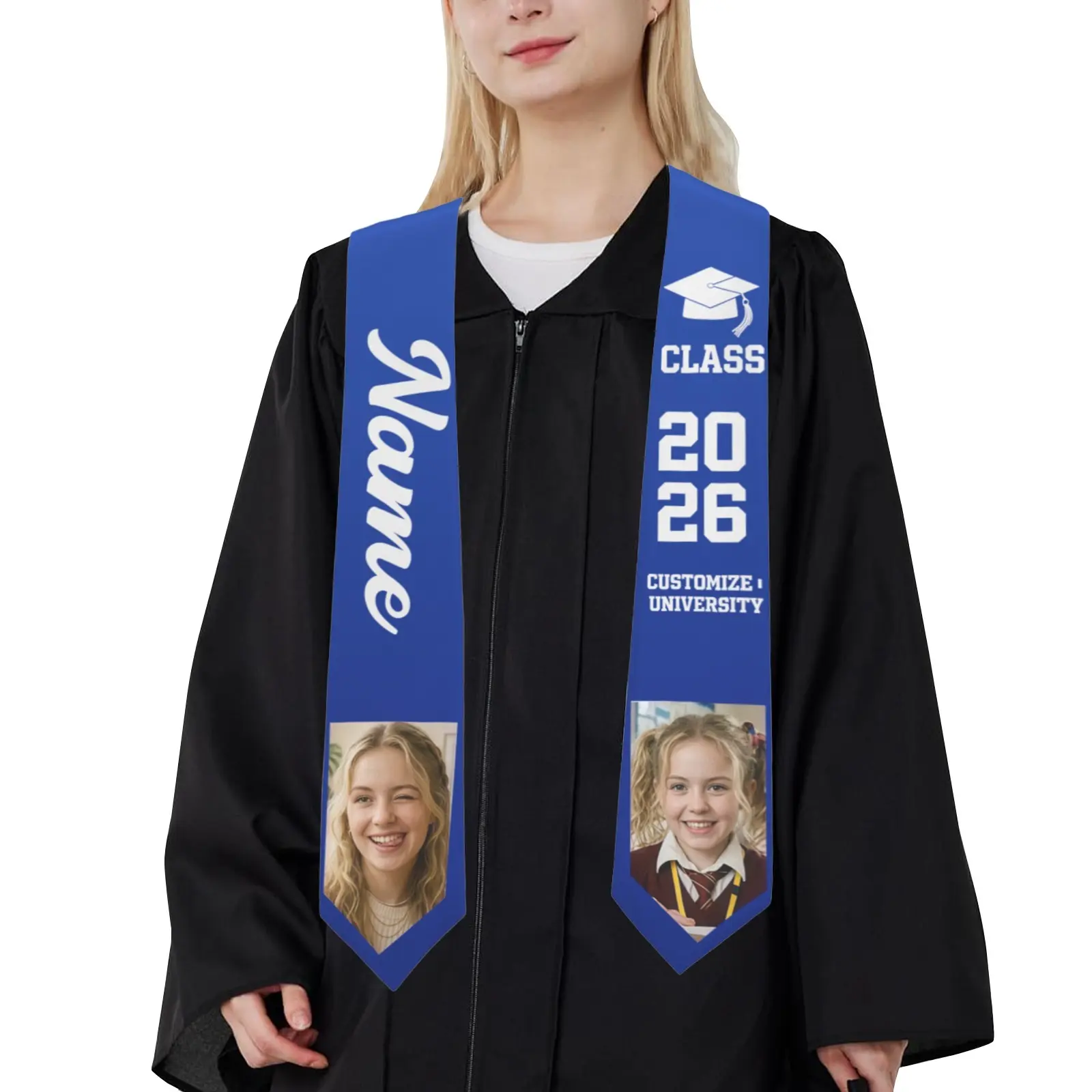 graduation ceremony dress name Custom Photo Graduation Shirt, Senior 2023, Personalized Name Graduati