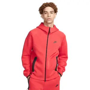 Male Nike Sportswear Tech Fleece Windrunner Full-Zip Drop Shoulder Longsleeve Hoodie - Athletic Top for Loose Casual Sporty Chic Athleisure