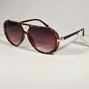 Vince Camuto VC1190 TS Aviator Sunglasses Tortoise Frame Brown Gradient Lens