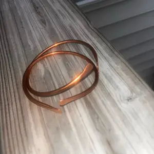 Handmade Pure Copper Bangles - Natural Finish, Simple Design, Ideal for Everyday Wear