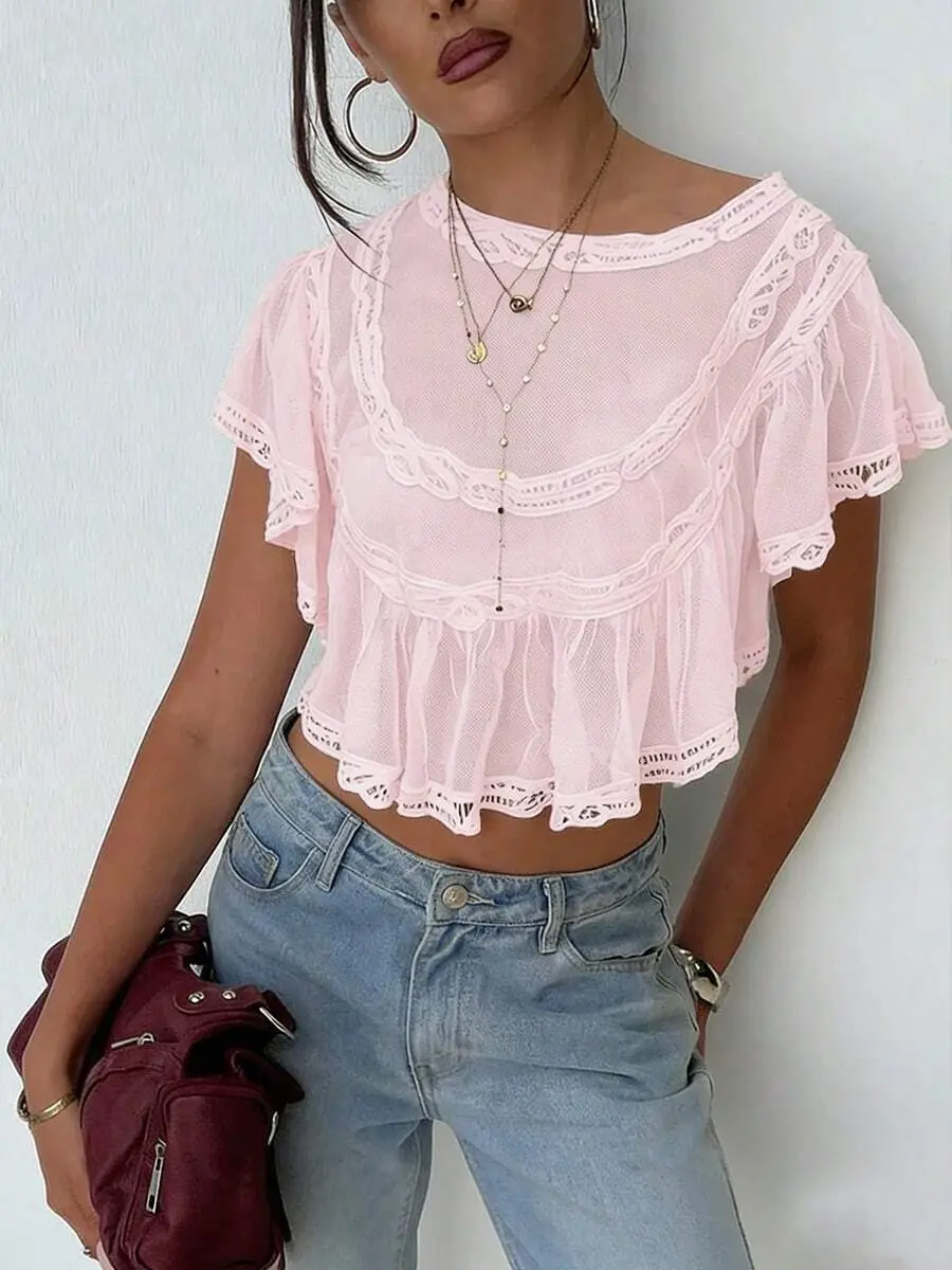 Womens Black Gold Halter Top, V Neck Backless Party & Festival Outfit