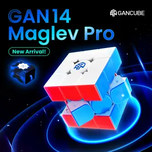 【Official Store】GAN 14 Maglev Pro 3x3 Magnetic Speed Cube Stickerless Stable Core Anti-POP Smooth Turning Puzzle Toy for Kids & Adults