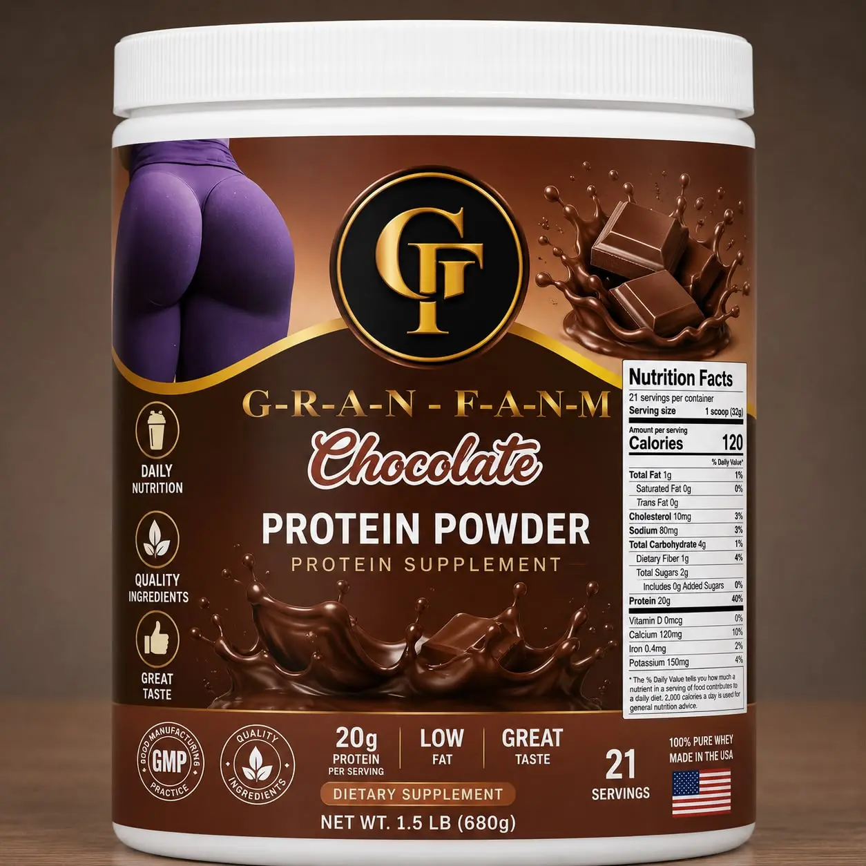 GRAN FANM PROTEIN powder chocolate GRAN FANM PROTEIN powder chocolate
