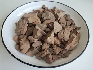 Edible & Cosmetic Grade Roasted Red Kaolin Clay Lumps 100% Natural Zero Additives Hard Crunchy Non-Sticky 4oz 113g Pure Natural