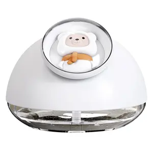Mini Portable USB Plug Humidifier with Ambient Light, Small Air Atomizing Aroma Diffuser for Home, Office Desktop Use
