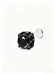 Magnetic Earrings for Men and Women, No Piercing Required, Titanium Steel Round Zircon Studs, Fake Ear Cuffs, Fashion Jewelry