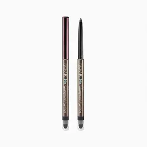 Nicka K 24Hr Waterproof Eyeliner - Long-lasting Smudge-proof Formula with Built-in Sharpener & Flexi-sponge for All-day Wear, 0.01 oz. Cosmetic