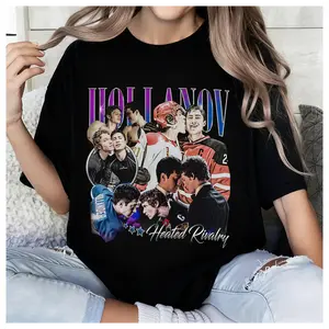 100% Cotton Unisex Couples Hockey Bootleg Vintage T-Shirt, Hollander Rozanov Hockey Tee, Ilya Rozanov Heated Rivalry Shirt, Queer Hockey Fan Gift