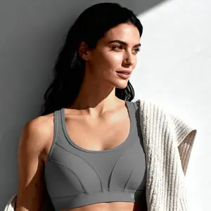 Yvette Power Adjustable Enhance Padded Running Bra for Comfort and Support