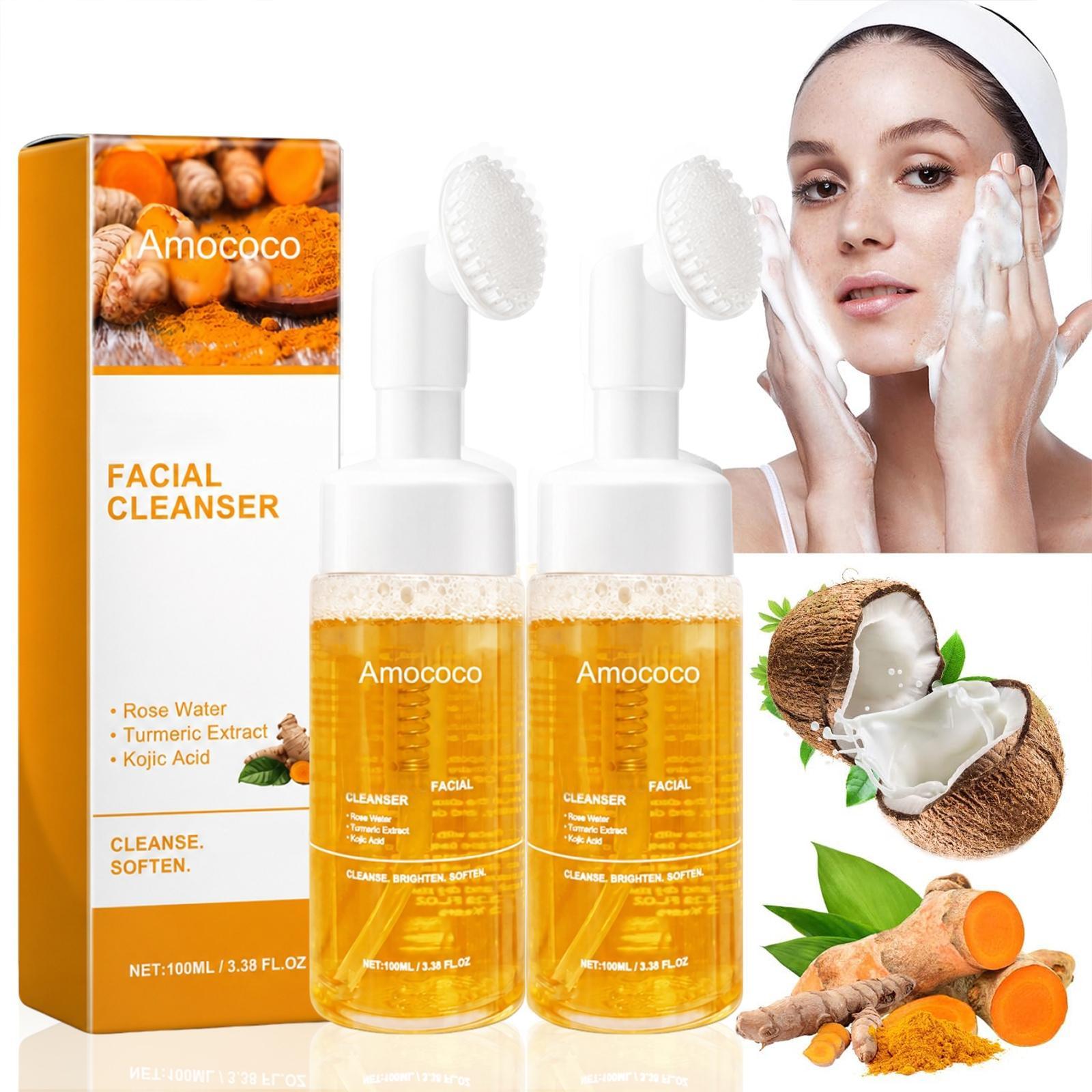 Turmeric Purifying Cleanser: Unclogs Pores, Rebalances Sebum, and Revives Radiance – The Ultimate Shower-to-Skincare Daily Ritual for Oily Skin.