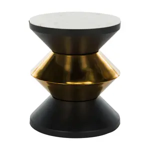 Safavieh Azizi Stone Top Side Table