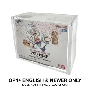OP4+ ENG Booster Box Acrylic Case