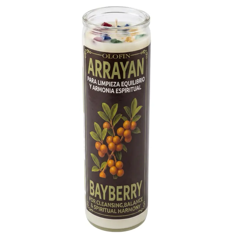 Arrayan - Bayberry Prepared Ritual Candle Perfumed Vela Preparada