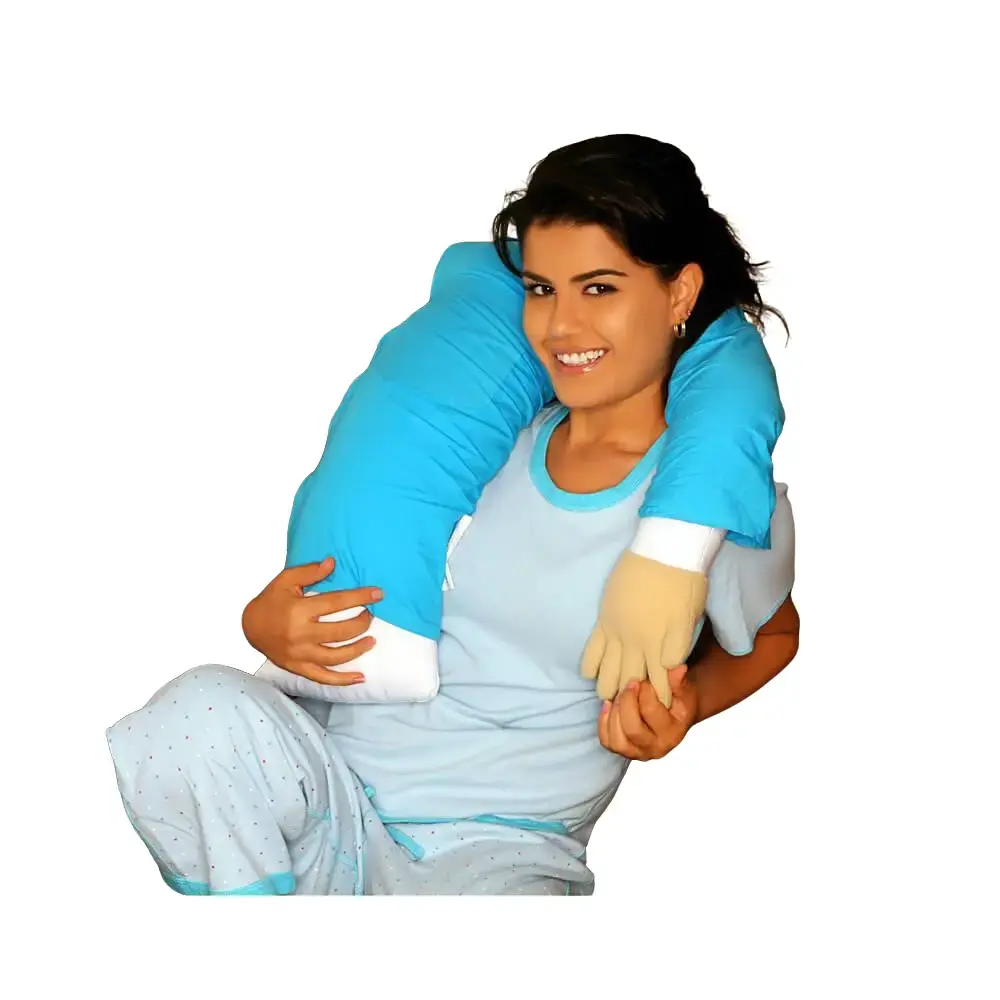 Boyfriend Microbead Pillow - Cuddly Form Body Pillow with Benefits - Travel Pillow