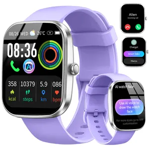 [Free Deliver] Tukio 2026 T70 Smart Watch with AI ChatGPT AI Assistant, 1.91" HD Display, 112+ Fitness Activity Tracker, Heart Rate Monitor, Sleep Monitor, Step Counter, Bluetooth Calling, IP68 Waterproof, for Android & iOS - Monitoring