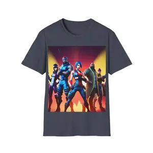 Unisex Softstyle T-Shirt Casual Classic Cotton Fabric Menswear Top Formal Polyester