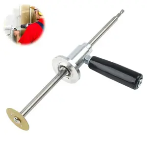 PVC Pipe Inside Cutter, 7 Inch Adjustable Cutting Depth, Fits 1-1/2" to 8" Pipes, 1/4in Hex Shank Fit for Impact Drivers and Drills, Suitable for Plumbing and DIY, Fathers Day Gifts