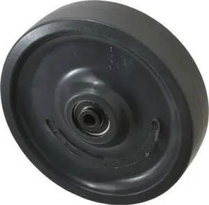 ALBION Heavy-Duty Polyurethane Caster Wheel, 8x2 in (8" Diam x 2" Wide), 1200 Lb. Capacity, 2-7/16" Hub Length, 1/2" Axle Diam, Precision Ball Bearing XP0822808