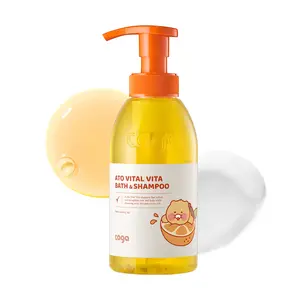 TAGA ATO Vital Bath & Shampoo 300 ml – All‑in‑One Ceramide & Vitamin Skin & Hair Cleanser, Hypoallergenic & Baby‑Friendly