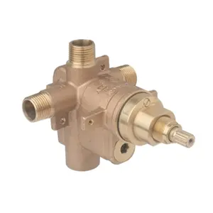 Symmons  Temptrol Shower Valve Body Integral Volume Control in Brass