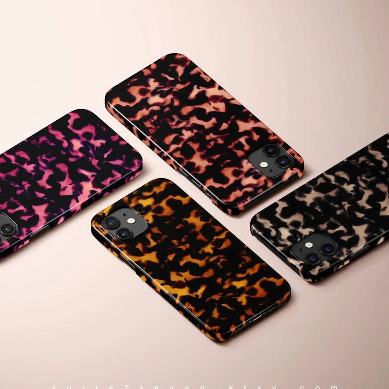 Tortoise Shell Pattern phone Case, Personalized Phonecase, Custom Phone Case, phone 12 Case phone 13 phone 15 phone X Chic Tortoiseshell phone 14 phone 15 Pro Cover Galaxy Case