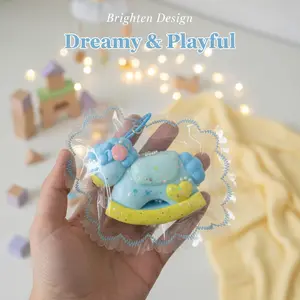 1pc Fairytale Blue Rocking Horse Squishy Toy, Soft Slow Rising Sensory Fidget for Stress Relief, Cute Pony Desk Decor, Durable Relaxing Gift for Girls, Birthday, Christmas & Party Favors