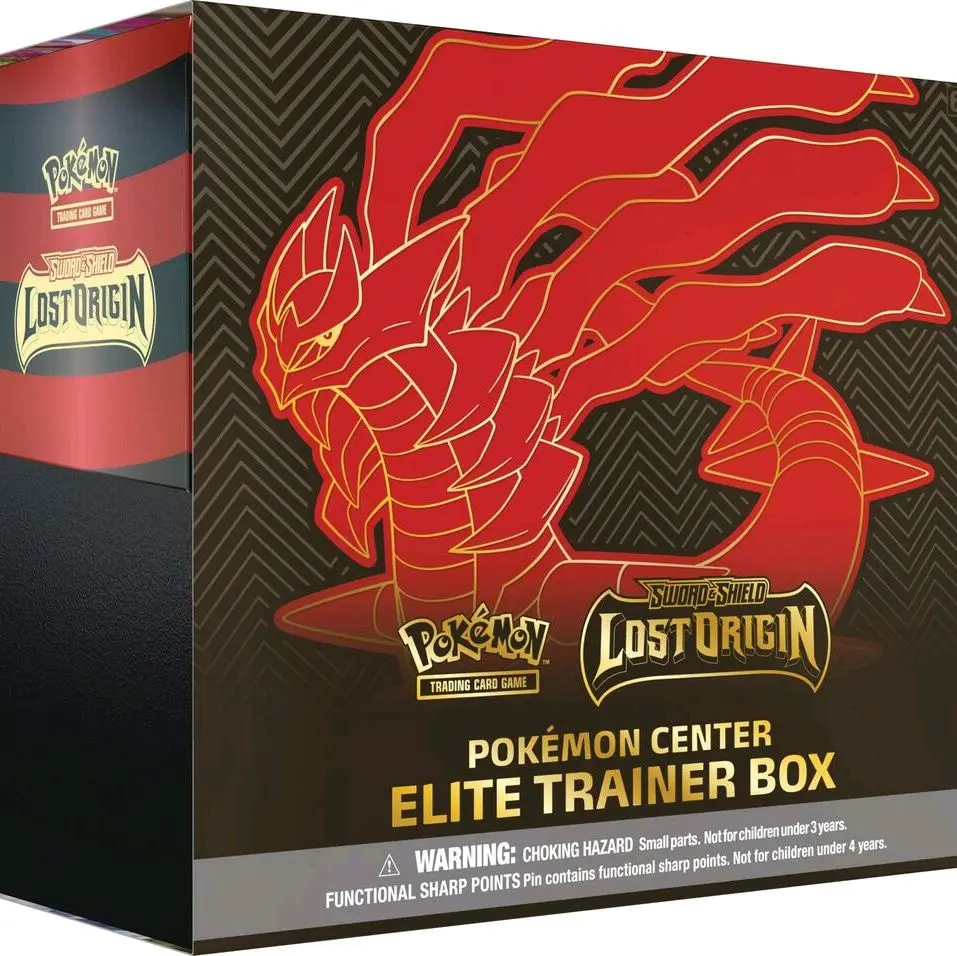 ASK FOR PICS! SEAL MIGHT NOT BE PERFECT!Pokmon Center Lost Origin Elite  Trainer Box Sword & Shield TCG Trading Card Game Collectible - TikTok Shop