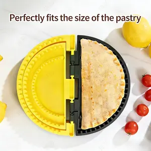 Fashion Home 3-in-1 Tortilla & Quesadilla Maker | 10"/8"/6" Wraps | Adjustable Crimper for Burritos, Tacos, Dumplings, Calzone | Dishwasher Safe