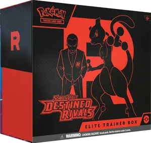 Pokemon TCG Destined Rivals Elite Trainer Box (Small Factory Rip on Seal)