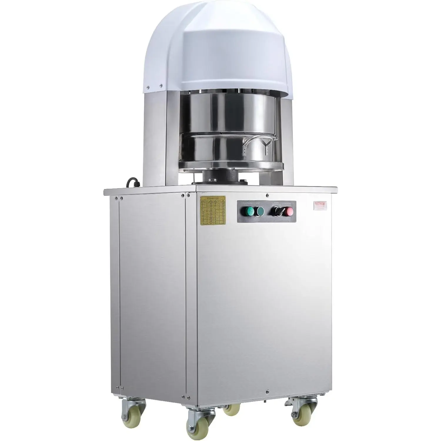 VEVOR Dough Divider,20PCS Electric Dough Divider Machine,2.12oz-9.17oz Equal Dough Press Dough Cutting with 304 SS Tray and Copper Motor Divider for Bakery,Restaurant,Commercial Food Preparation