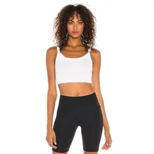 Free People X FP Movement Riding High Crop Tank in White